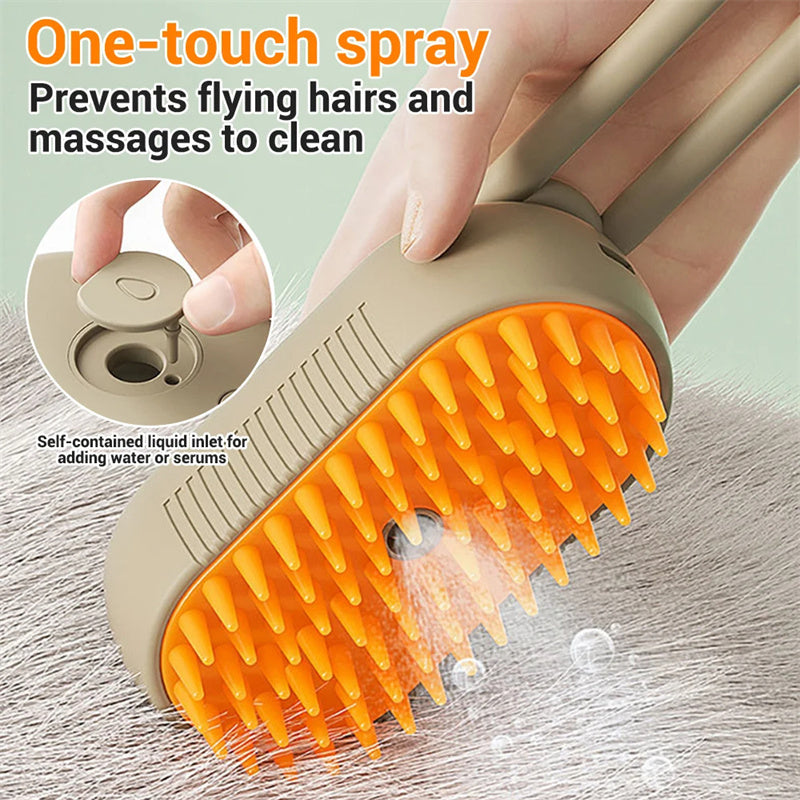 3 In 1 Electric Spray Hair Brushes For Pet Grooming