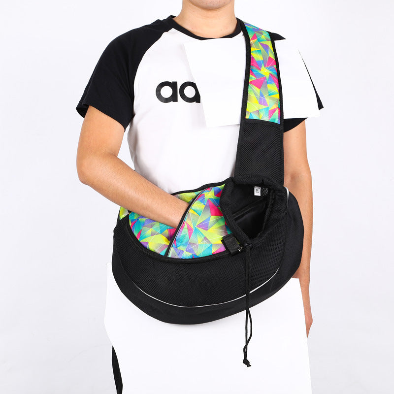 Small dog crossbody carry bag