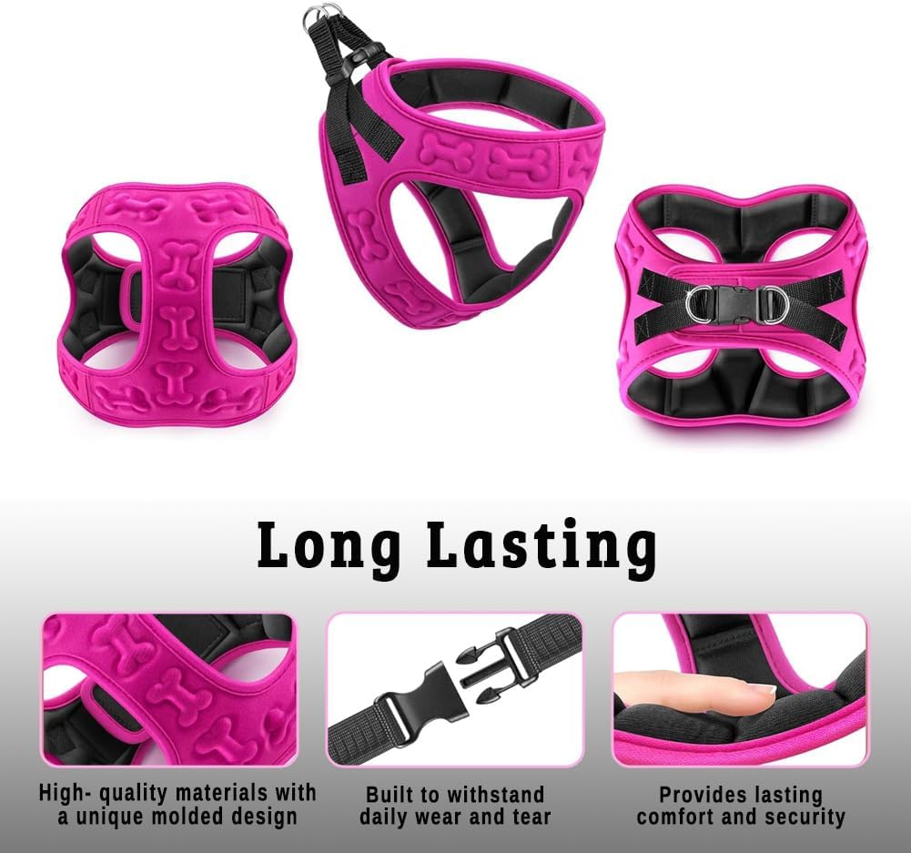 Ultimate Comfort Fit Dog Harness - Soft Padded, No Pull Design with Adjustable Buckles for Small to Large Dogs - Perfect for Walking, Jogging, and Training