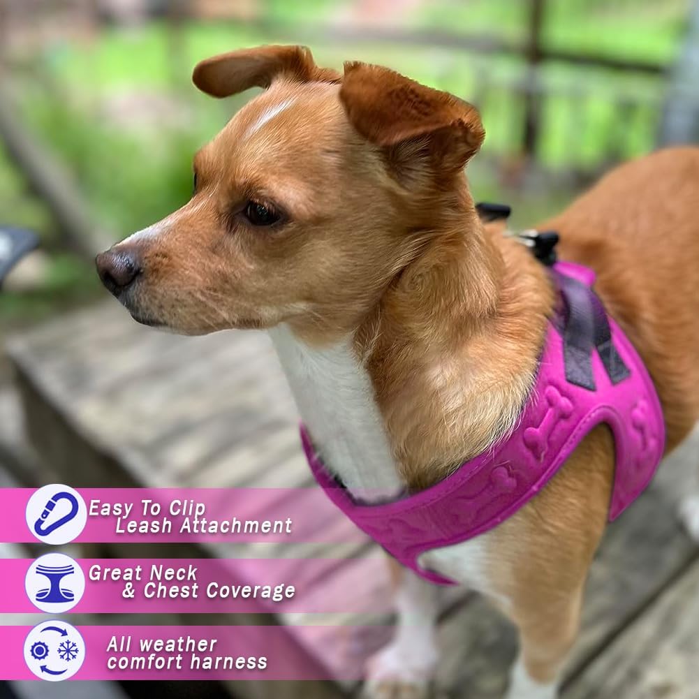 Ultimate Comfort Fit Dog Harness - Soft Padded, No Pull Design with Adjustable Buckles for Small to Large Dogs - Perfect for Walking, Jogging, and Training