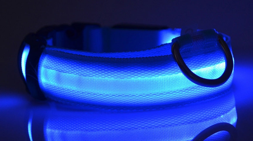 Nylon LED Dog Collar