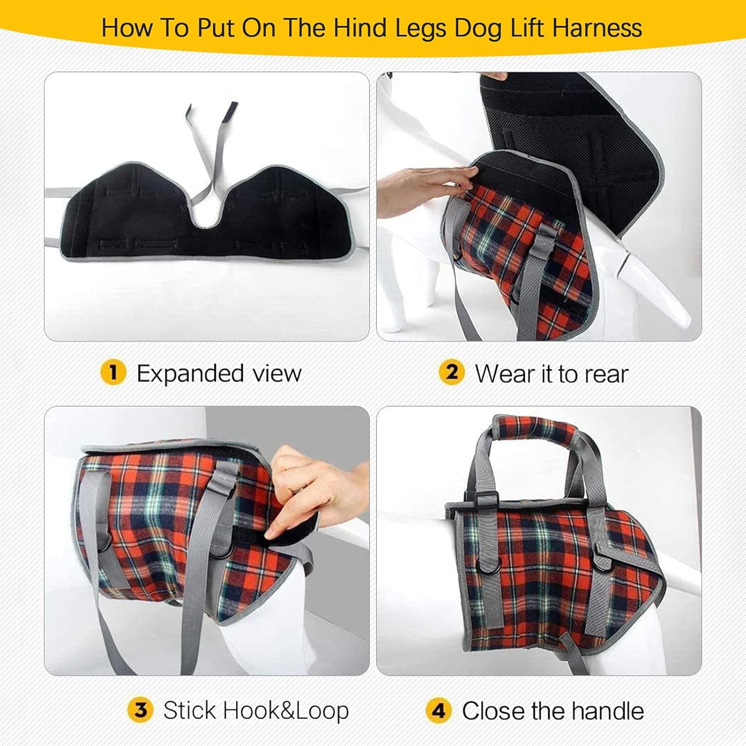 Ultimate Dog Lift Harness - Veterinarian Approved Support Sling for Senior Dogs with Joint Issues, Arthritis, and Recovery Needs