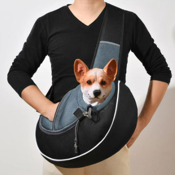 Small dog crossbody carry bag