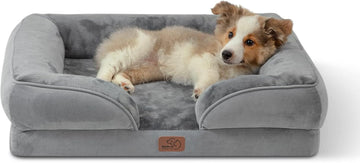 Ultimate Orthopedic Dog Bed for Medium Dogs - Waterproof & Washable Pet Sofa with Non-Skid Bottom in Grey - Perfect Comfort for Your Furry Friend!