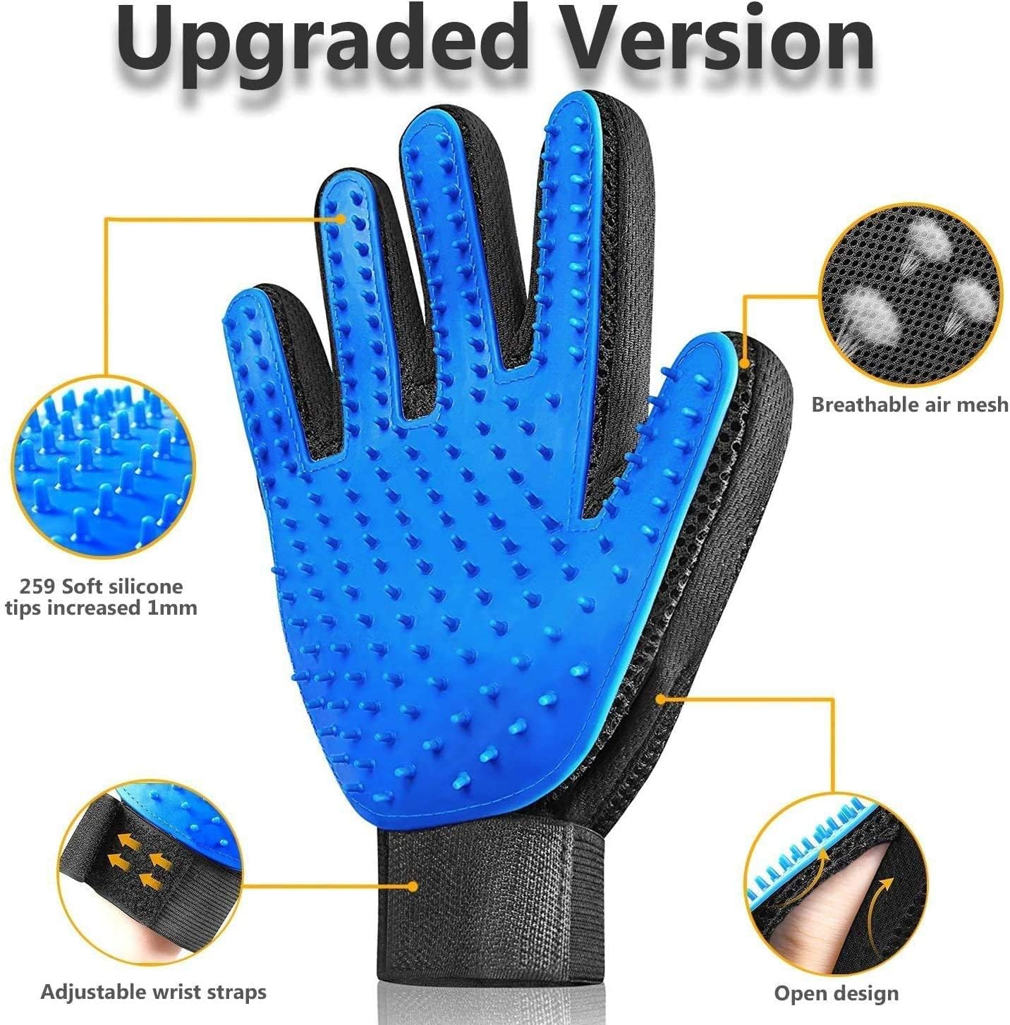 Ultimate Washable Dog Pee Pads with Free Grooming Gloves - Non-Slip, Super Absorbent, and Reusable for Potty Training and Playpens