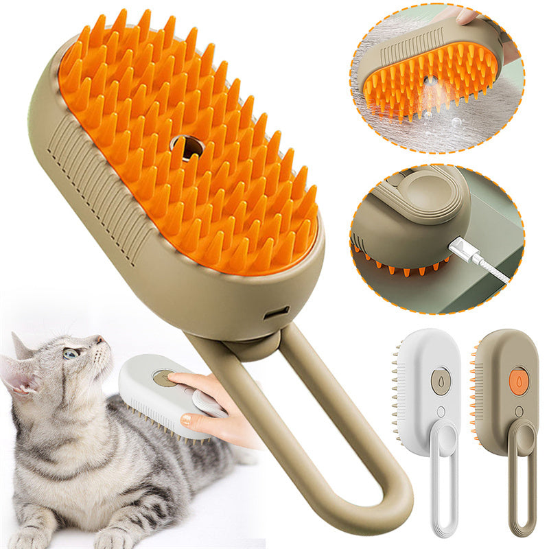 3 In 1 Electric Spray Hair Brushes For Pet Grooming