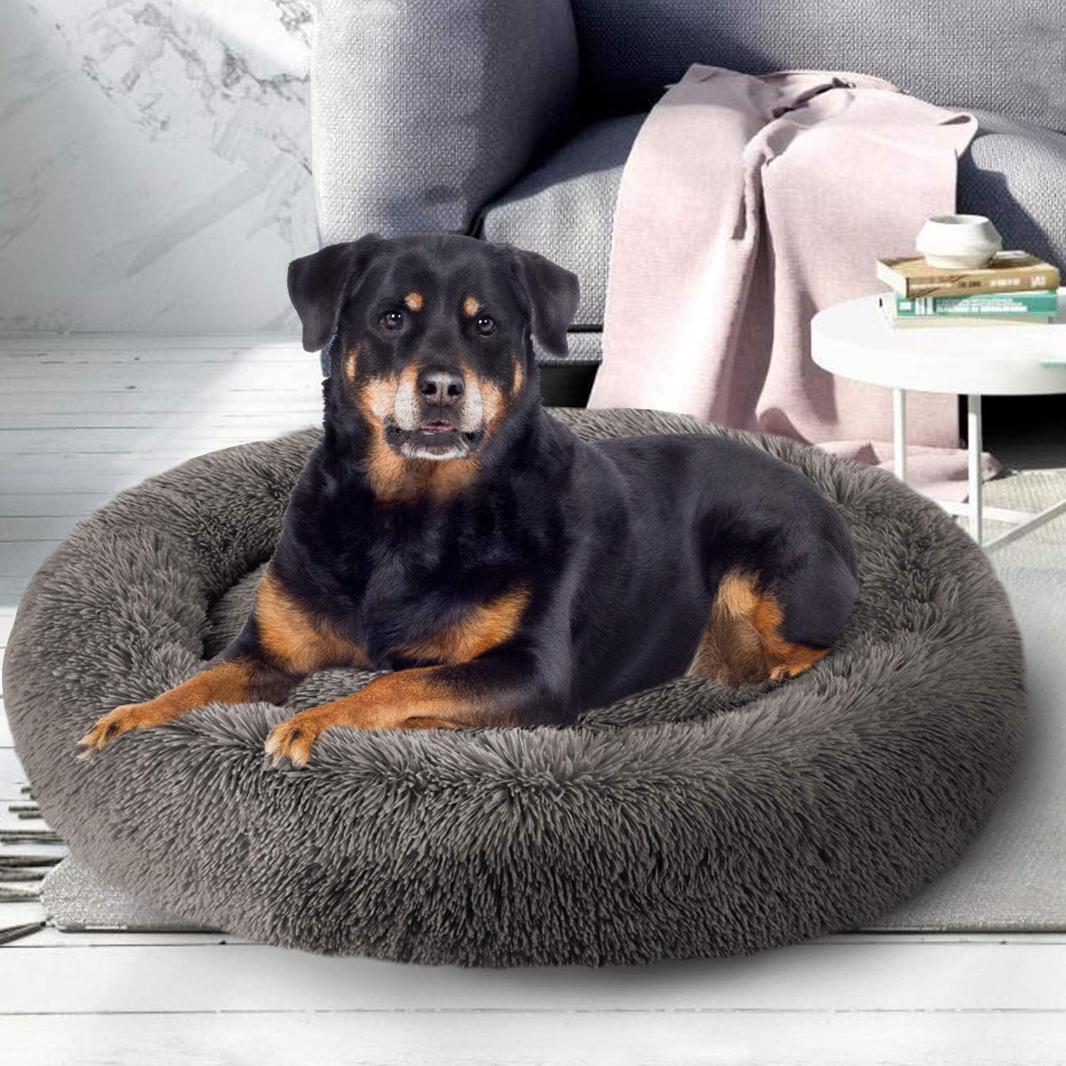 Indulge Your Pet with the Fluffy Luxe Bed - Anti-Slip, Waterproof, and Machine Washable in 5 Stylish Colors!