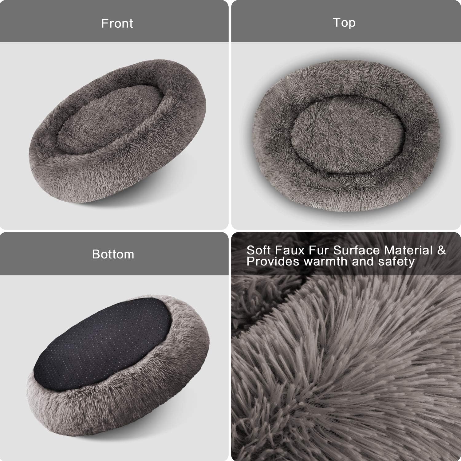Indulge Your Pet with the Fluffy Luxe Bed - Anti-Slip, Waterproof, and Machine Washable in 5 Stylish Colors!