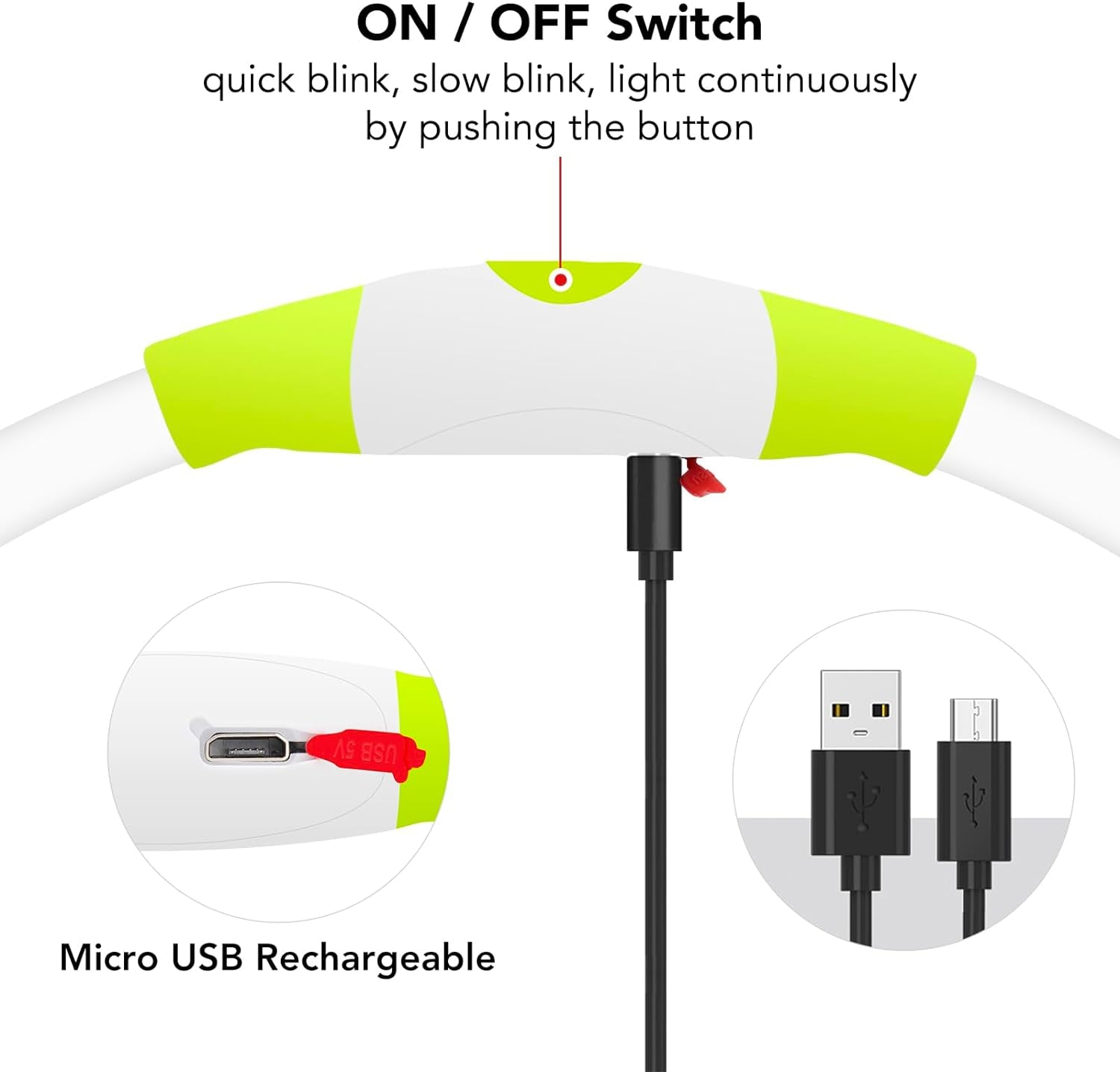 Illuminate Your Dog's Safety with Our USB Rechargeable LED Dog Collar - Perfect for All Breeds in Vibrant Cyan