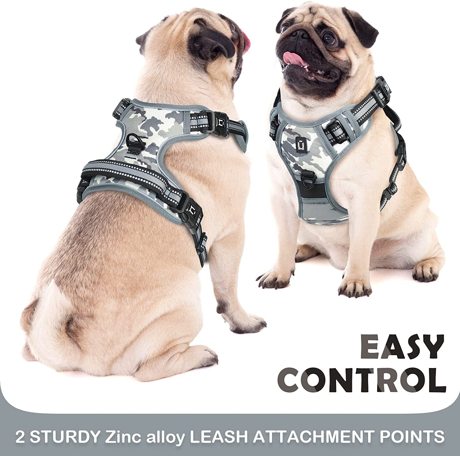 Waldseemuller No Pull Dog Harness - Ultimate Comfort and Control for Medium to Large Dogs