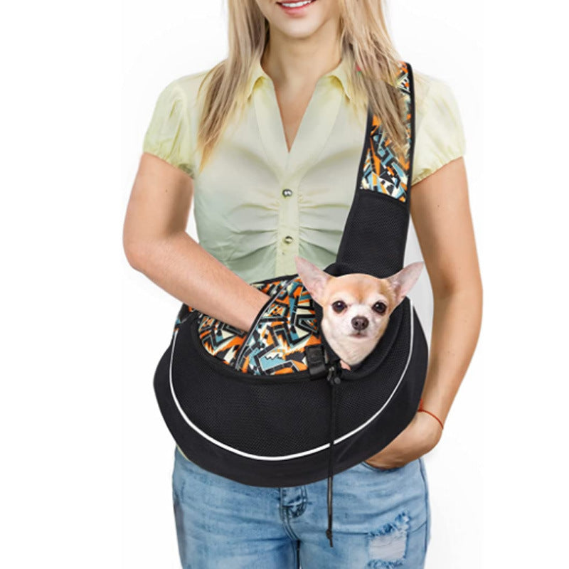 Small dog crossbody carry bag