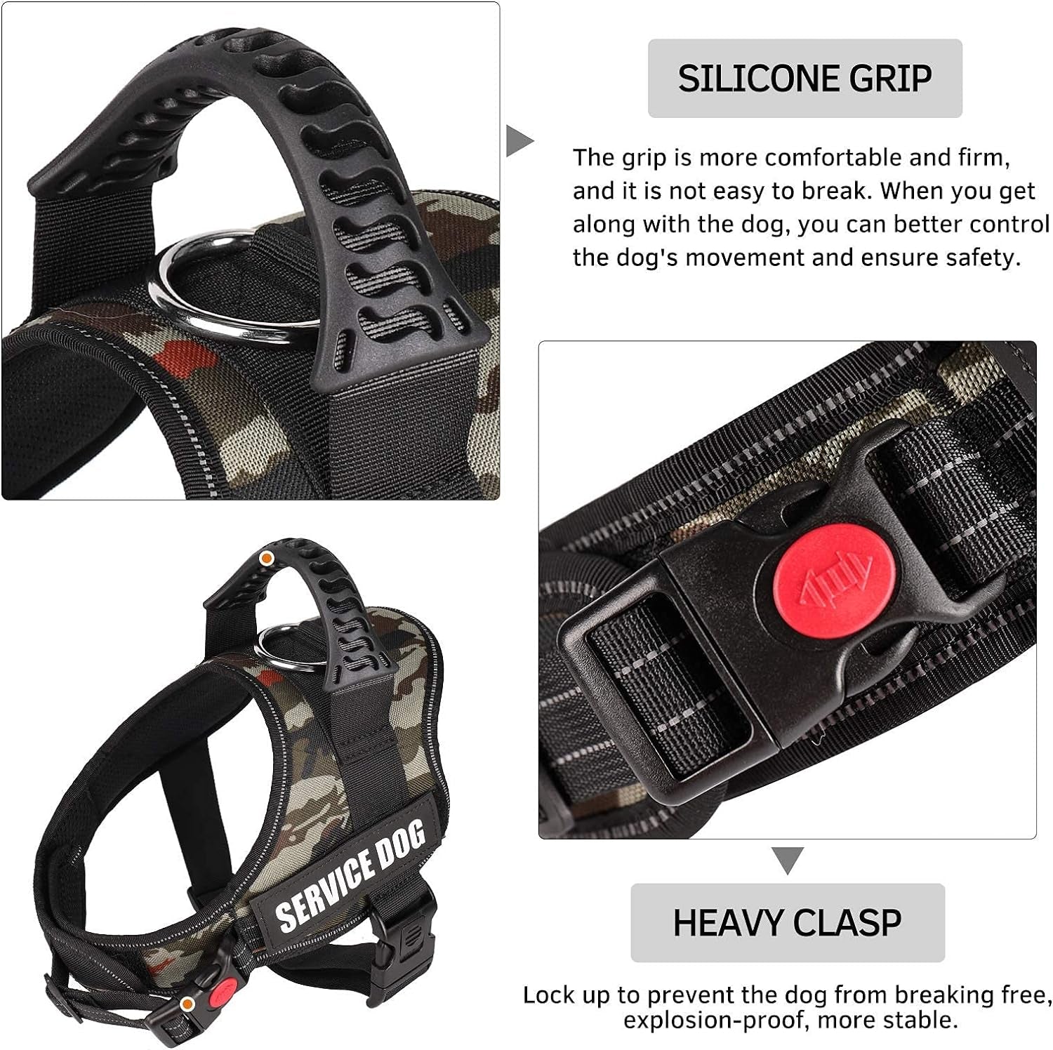 Ultimate Comfort Dog Harness - No Pull, Breathable, and Adjustable Soft Nylon Vest for Small to Large Dogs