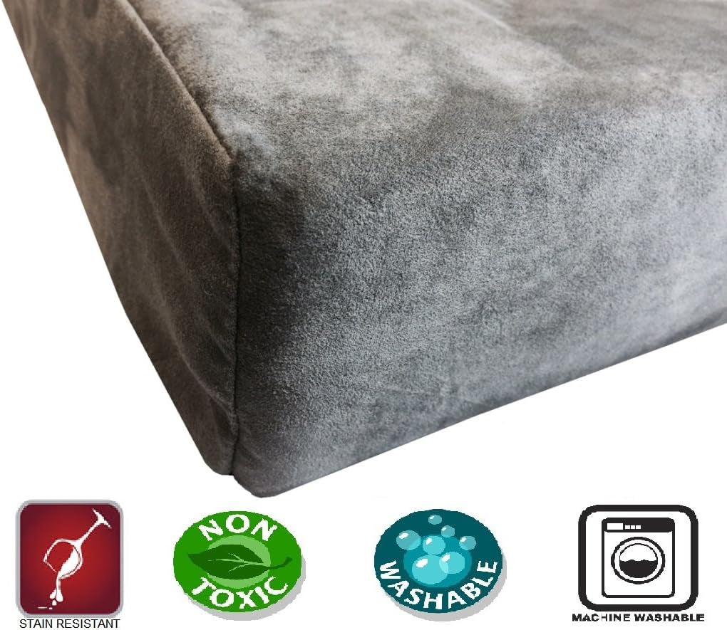 Extra Large Orthopedic Memory Foam Dog Bed - Ultimate Comfort with Waterproof Cover and Machine Washable Design for Large Breeds