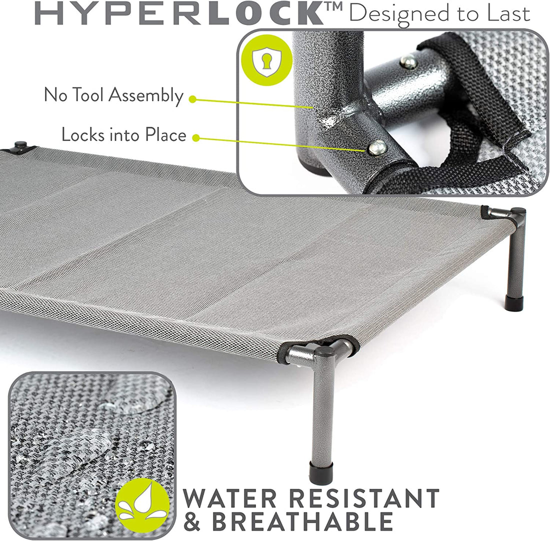 Elevate Your Dog's Comfort with the Raised Rest Deluxe Elevated Dog Bed - Perfect for Large Breeds, Washable, and Travel-Friendly